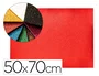 Liderpapel Goma eva con purpurina biodegradable rojo 50x70cm 2 mm