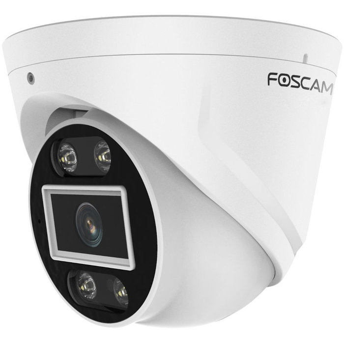 Foscam FN9108E-T4-2T Set de cámaras de videovigilancia con grabador y 4 cámaras, Blanco
