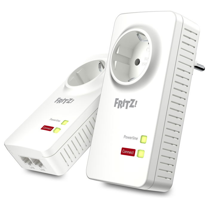 AVM FRITZ! Powerline 1220E KIT 1200 Adaptador de Red PLC Gigabit Ethernet 1200 Mbit/s