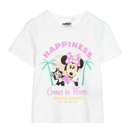 Cerdá Camiseta Corta Single Jersey Minnie 4 Años Blanco