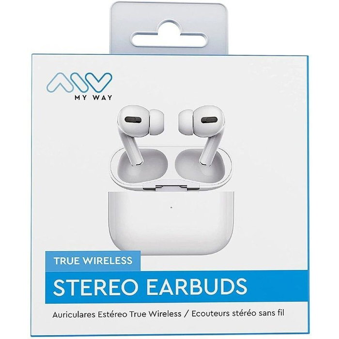 Myway MWHPH0028 Auriculares Bluetooth con Cancelación de Ruido Blanco