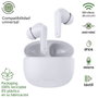 Myway MWHPH0028 Auriculares Bluetooth con Cancelación de Ruido Blanco
