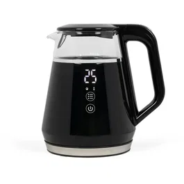 Livoo Hervidor Eléctrico Digital DOD212N, Negro, 1 Litro, 1100 W, Base Giratoria 360 Grados