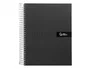 Liderpapel Cuaderno Espiral A4 Micro Crafty Negro 120 Hojas 90g Cuadro 5mm