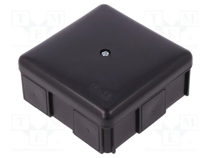 ELEKTRO-PLAST NASIELSK Caja de conexiones EP-LUX negra con prensaestopas ELEKTRO-PLAST NASIELSK Caja de conexiones EP-LUX negra con prensaestopas