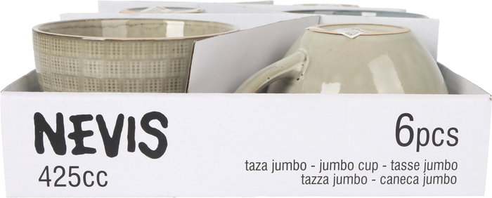 La Mediterranea Taza Jumbo 425cc Nevis