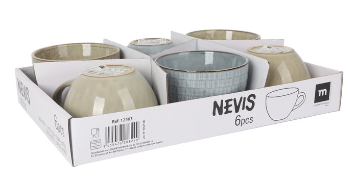 La Mediterranea Taza Jumbo 425cc Nevis