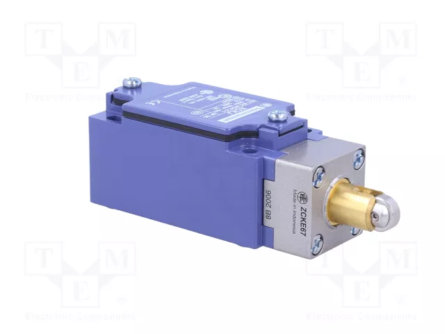 TELEMECANIQUE SENSORS Interruptor de fin de carrera XCKJ167 con roldana metálica Ø12mm