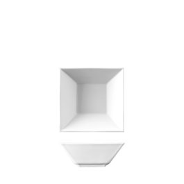 Langenthal Aktual Bol Cuadrado de Porcelana, Dimensiones 9x9 cm, Modelo Bol Cuadrado para Buffet (Set de 6)