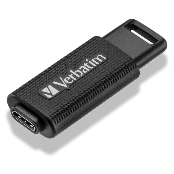 Verbatim Store 'n' Go 128 GB USB-C 3.2 Gen 1 Retráctil Negro