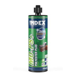 INDEX Anclaje Polyester S/Estireno 410mm para Interiores y Exteriores