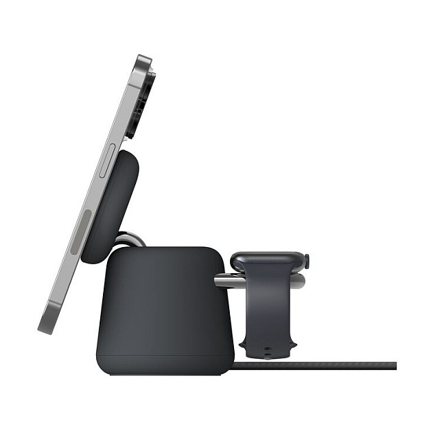 Belkin BoostCharge Pro Cargador inalámbrico para auriculares, smartphone y reloj inteligente, carbón vegetal Belkin BoostCharge Pro Cargador inalámbrico para auriculares, smartphone y reloj inteligente, carbón vegetal