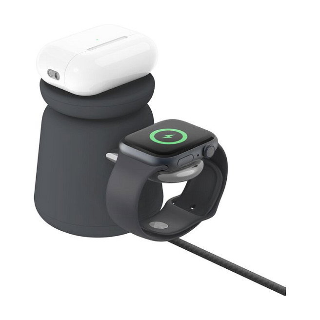 Belkin BoostCharge Pro Cargador inalámbrico para auriculares, smartphone y reloj inteligente, carbón vegetal Belkin BoostCharge Pro Cargador inalámbrico para auriculares, smartphone y reloj inteligente, carbón vegetal