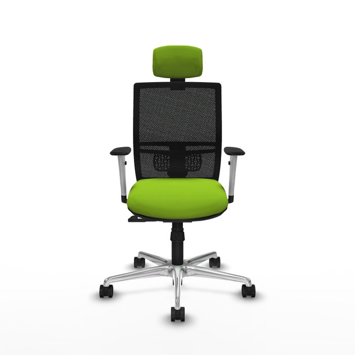 PIQUERAS Y CRESPO Silla de oficina Yunquera con mecanismo Sincro, color Pistacho y Negro PIQUERAS Y CRESPO Silla de oficina Yunquera con mecanismo Sincro, color Pistacho y Negro