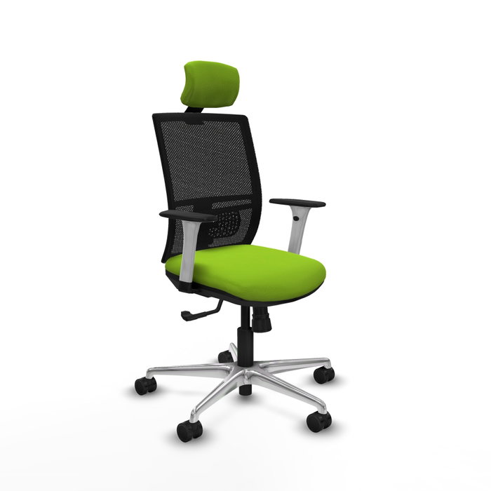 PIQUERAS Y CRESPO Silla de oficina Yunquera con mecanismo Sincro, color Pistacho y Negro PIQUERAS Y CRESPO Silla de oficina Yunquera con mecanismo Sincro, color Pistacho y Negro
