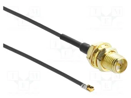 DeLOCK Cable de Antena RP-SMA Hembra a MHF 4L LK Macho 1.37, 50 cm