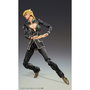 Medicos Entertainment Figura Chozo Kado Giorno Giovanna Versión Black de Jojo's Bizarre Adventure, PVC Articulada 15 cm con Base