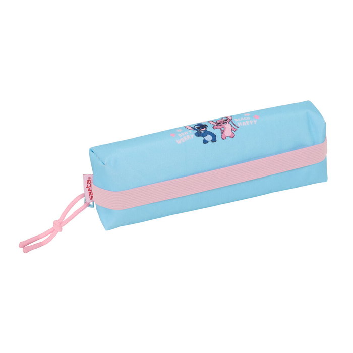 Safta Portatodo Rectangular Stitch Happy con Goma Elástica 22cm