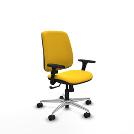 PIQUERAS Y CRESPO Alares Silla de Oficina Sincro Amarillo
