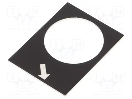 SCHNEIDER ELECTRIC Etiqueta Negra de Flecha 30x40mm