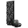 DeepCool Spartacus 420 Kit de Refrigeración Líquida AIO, Radiador 420 mm de 3 Ventiladores de 140 mm, Pantalla TFT de 3.4", Negro