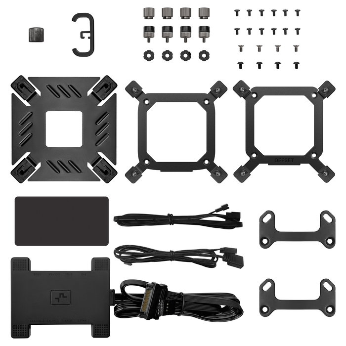 DeepCool Spartacus 420 Kit de Refrigeración Líquida AIO, Radiador 420 mm de 3 Ventiladores de 140 mm, Pantalla TFT de 3.4", Negro