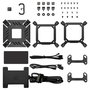 DeepCool Spartacus 420 Kit de Refrigeración Líquida AIO, Radiador 420 mm de 3 Ventiladores de 140 mm, Pantalla TFT de 3.4", Negro