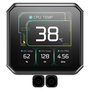 DeepCool Spartacus 420 Kit de Refrigeración Líquida AIO, Radiador 420 mm de 3 Ventiladores de 140 mm, Pantalla TFT de 3.4", Negro