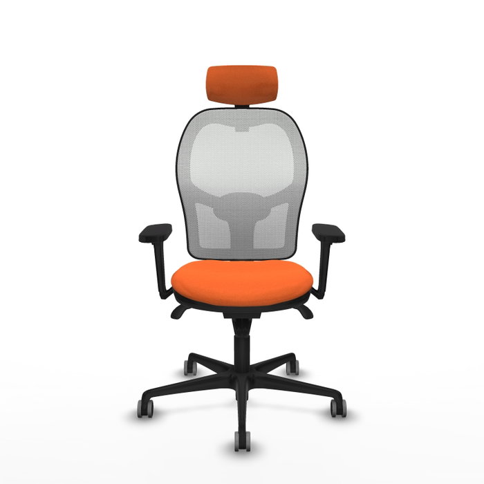 PIQUERAS Y CRESPO Silla de oficina Jorquera Naranja y Blanco PIQUERAS Y CRESPO Silla de oficina Jorquera Naranja y Blanco