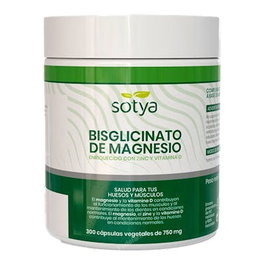 SOTYA Bisglicinato Magnesio 750 Mg 300 Cápsulas