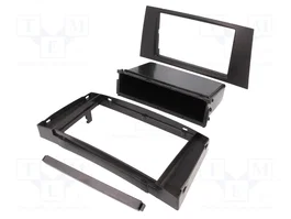 ACV Bastidor de montaje de radio para Mercedes E-Class (W211) 2 DIN negro