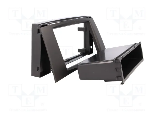 ACV Bastidor de montaje de radio para Mercedes E-Class (W211) 2 DIN negro