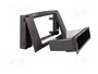 ACV Bastidor de montaje de radio para Mercedes E-Class (W211) 2 DIN negro