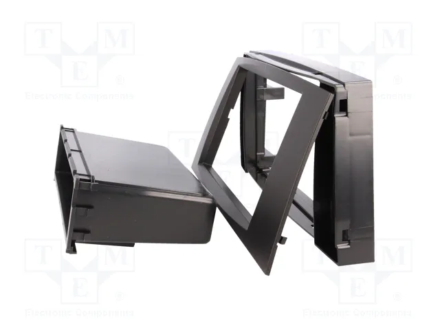 ACV Bastidor de montaje de radio para Mercedes E-Class (W211) 2 DIN negro