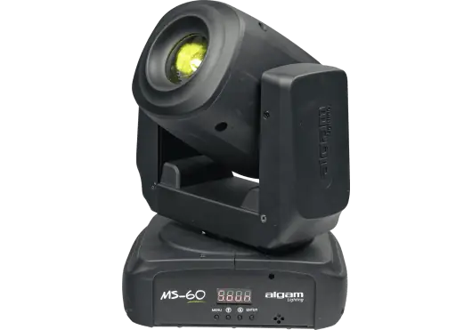 ALGAMLIGHT Cabeza Móvil Spot Led 60W Profesional para Iluminación de Escenario y Eventos con Prisma y Gobos