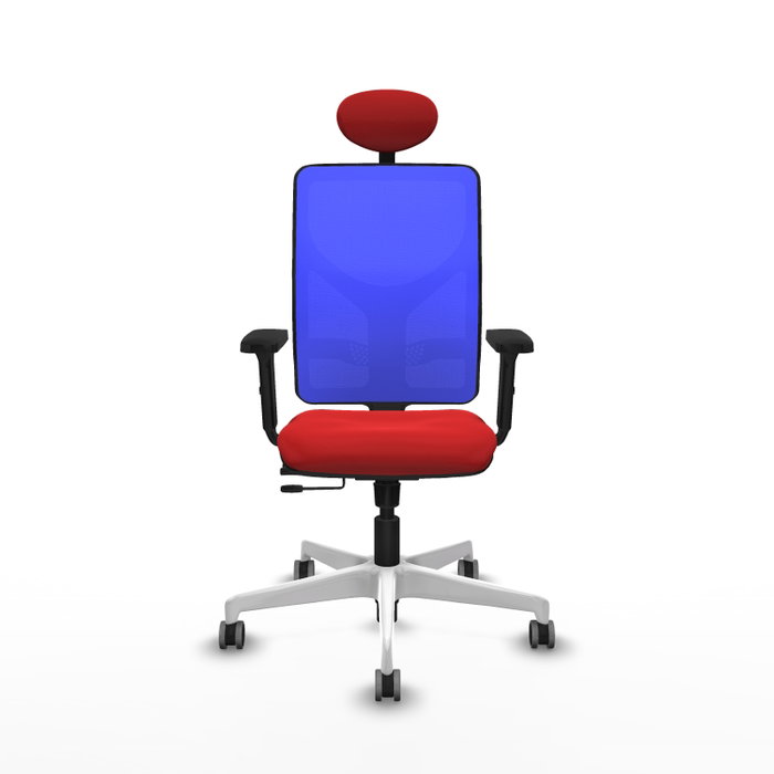 PIQUERAS Y CRESPO Silla de oficina Motilla con mecanismo Sincro/Traslack Rojo y Azul PIQUERAS Y CRESPO Silla de oficina Motilla con mecanismo Sincro/Traslack Rojo y Azul