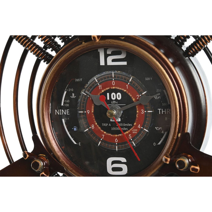 DKD Home Decor Reloj de Pared Hélice Cobrizo Metal y PVC DKD Home Decor Reloj de Pared Hélice Cobrizo Metal y PVC