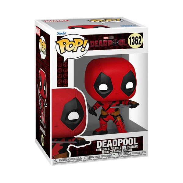 Deadpool & Wolverine Figura POP! Marvel Vinyl Deadpool 9 cm Deadpool & Wolverine Figura POP! Marvel Vinyl Deadpool 9 cm
