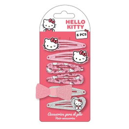 Cerdá Accesorios Pelo Clips 6 Piezas Hello Kitty PINK
