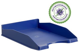 Archivo 2000 Bandeja Antimicrobiana Apilable en 3 Posiciones Azul