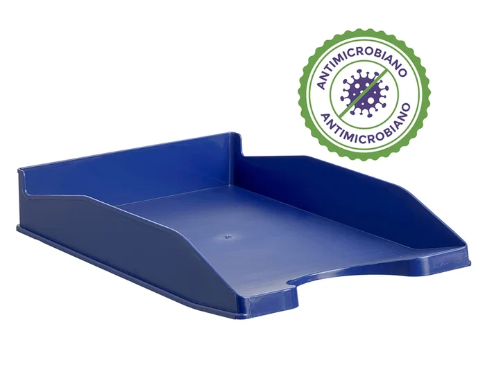 Archivo 2000 Bandeja Antimicrobiana Apilable en 3 Posiciones Azul Archivo 2000 Bandeja Antimicrobiana Apilable en 3 Posiciones Azul