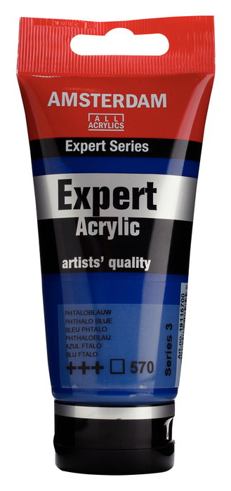 Amsterdam Expert Series Acrílico Azul Ftalo 570 Tubo 75 ml Amsterdam Expert Series Acrílico Azul Ftalo 570 Tubo 75 ml