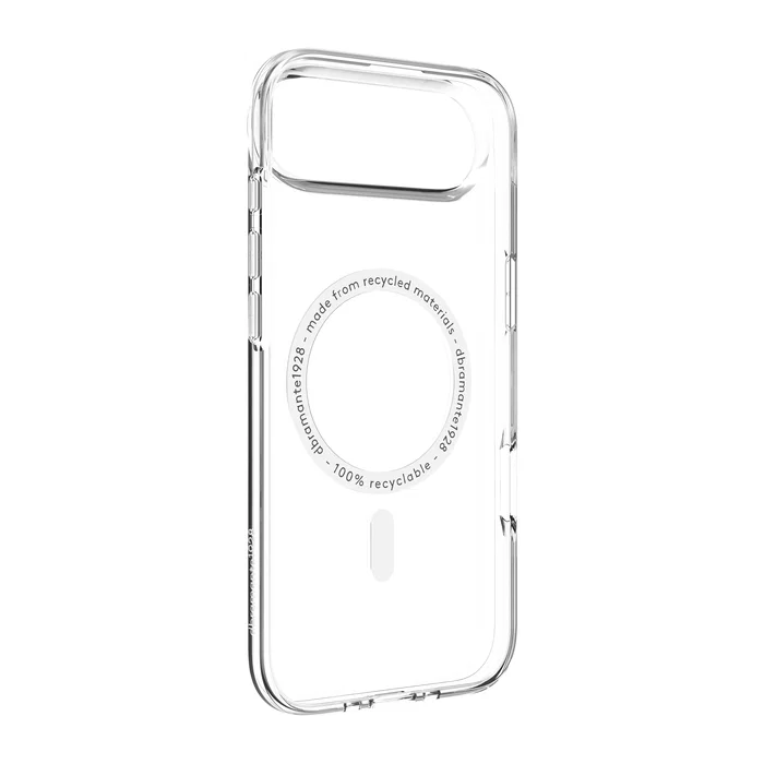 Dbramante1928 Greenland Pro MS Funda para Apple iPhone 17 Air - Transparente, Compatible con Cargador Inalámbrico, Resistente a Impactos