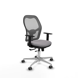 PIQUERAS Y CRESPO Silla de oficina Jorquera Gris con mecanismo Sincro/Traslack