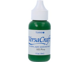Tsukineko Tinta VERSACRAFT color pino, recarga de 30ml en bote cánula