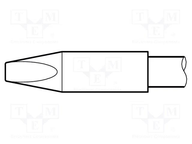 JBC TOOLS Punta de soldadura tipo destornillador 2,4x0,6mm JBC TOOLS Punta de soldadura tipo destornillador 2,4x0,6mm