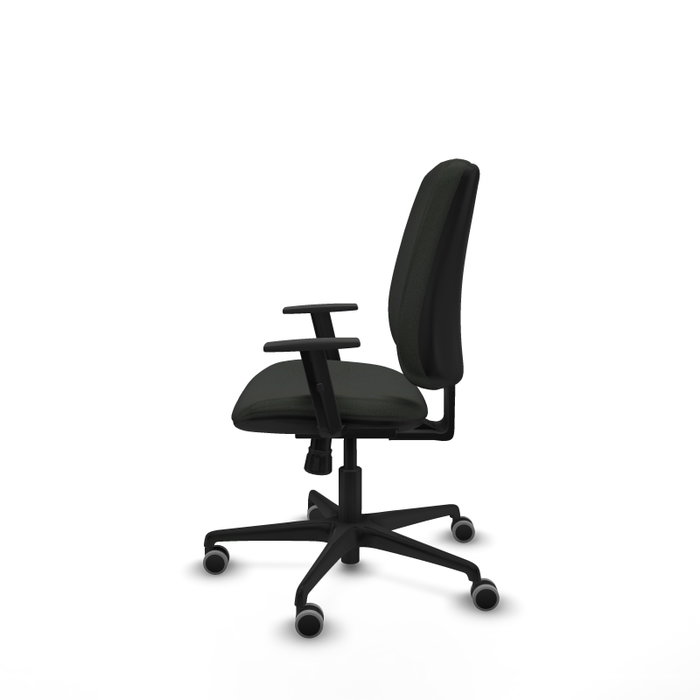 PIQUERAS Y CRESPO Silla de oficina Alares, Mecanismo Sincro, Tela Negra PIQUERAS Y CRESPO Silla de oficina Alares, Mecanismo Sincro, Tela Negra