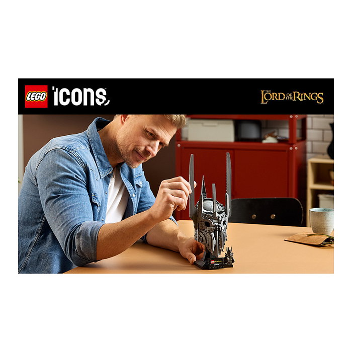LEGO Icons El Señor de los Anillos: Casco de Sauron