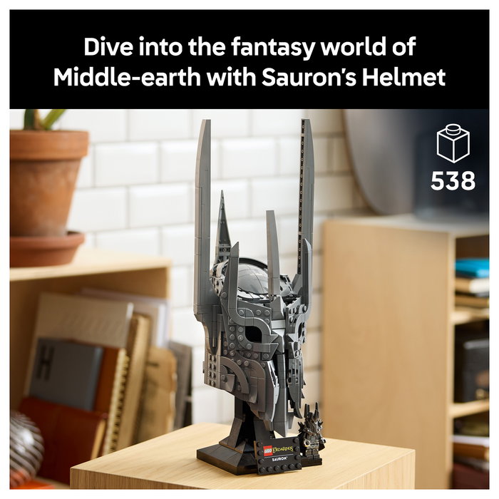 LEGO Icons El Señor de los Anillos: Casco de Sauron