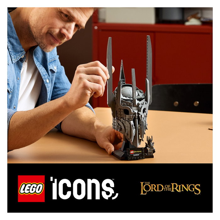 LEGO Icons El Señor de los Anillos: Casco de Sauron